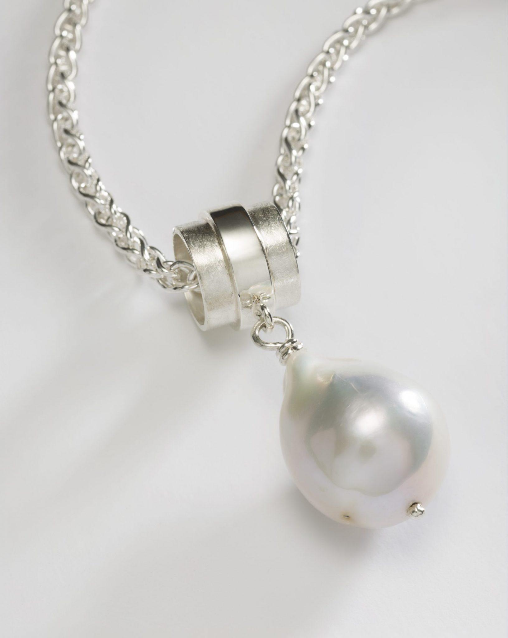 Large Baroque Pearl Pendant - Yvonne Ross